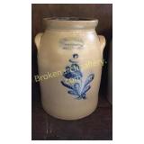 Burger & Lang Slip Decorated 2 Gal Storage Jar