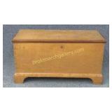 Diminutive Mixed Woods Blanket Box