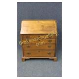 Curly Maple Slant Front Desk