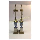 Pair Wedgwood Lamps