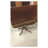 Tilt Top Inlaid Card Table