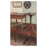 Turned Leg Stand & Candle Stand