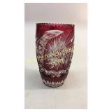 Bohemian Brillant Cut Vase