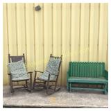 2 Porch Rockers & Porch Glider