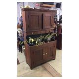 Chestnut Dry Sink W Cupboard Top