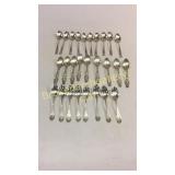 27 Sterling Spoons