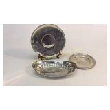 3 Sterling Trays
