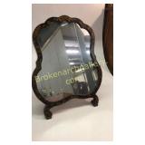 Asian Lacquer Framed Mirror