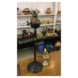 2 Brass Oil Lamps