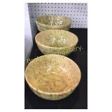 Set of 3 Graduated Spongeware Bowls