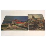 2 Oil on Board Paintings, Unframed