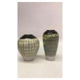 2 Studio Pottery Vases