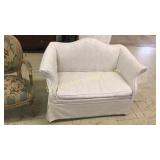 Diminutive Chinese Chippendale Settee