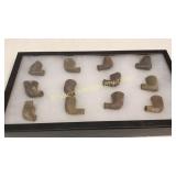 Collection of Clay and Stone Pipe Bowls