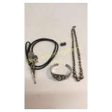 4 Pieces Silver and Sterling Jewelry