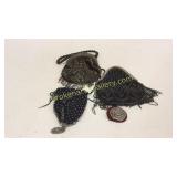 4 Vintage Ladies Wrist Bags, Coin Purse