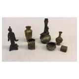 7 Asian Design Metal Objects