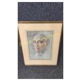 Pastel Portrait of Man