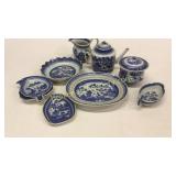 9 Pieces Canton Asian Ware