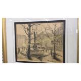 Signed Frank Boggs Charcoal