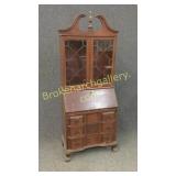 Block Front Mahogany Secretary