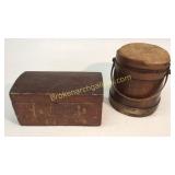 Early Wood Letter Box, Firkin