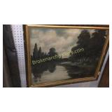 Signed Chenot Oil on Canvas Landscape