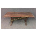 6’ Trestle Base Pine Table
