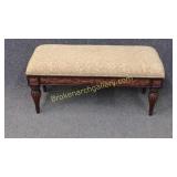 Carved End of Bed Bench