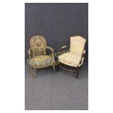 2 Assorted Open Armchairs