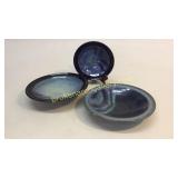 3 Studio Pottery Bowls