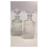 2 Crystal Decanters