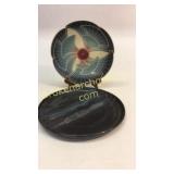 2 Studio Pottery Chargers