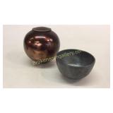 Studio Pottery Lidded Vessel, Bowl
