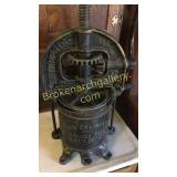 Enterprise No25 Cylinder Sausage Press