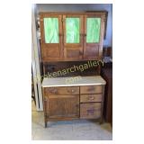 Oak Bakers Cabinet