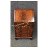 Diminutive Flame Mahogany Slant Front Desk