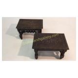 2  Jacobean Footstools