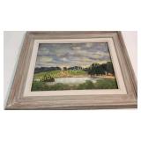 Oil on Canvas, Lake Landscape