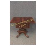 2 Drawer Flame Mahogany Game Table