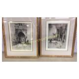 2 Framed Lithographs