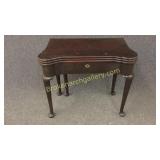 Period Queen Anne  Mahogany Game Table