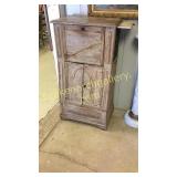 Early Italian Chalice Cupboard In White Wash