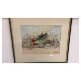 Watercolor, Pen, Feather Collage