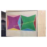 Larry Zox Framed Silk Screen