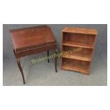 Fall Front Ladies Desk & Bookshelf