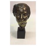 Bronze Bust Signed R. Deryck
