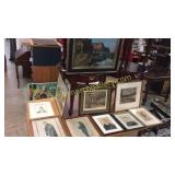 9 Prints & Oil on Canvas