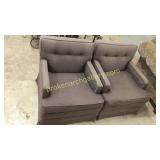 Pair Retro Club Chairs