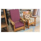 Mission Style Rocker & Recliner